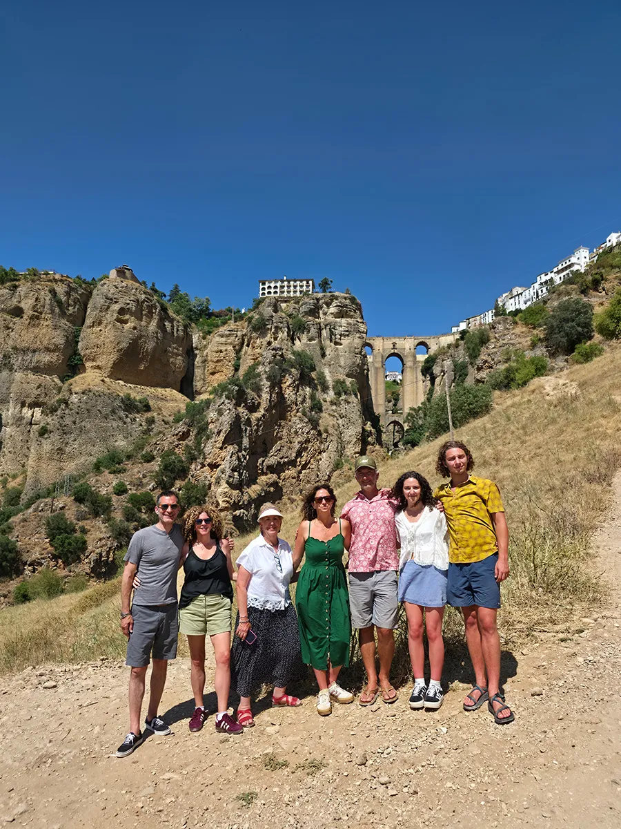 Ronda desde el Tajo (vista inferior)